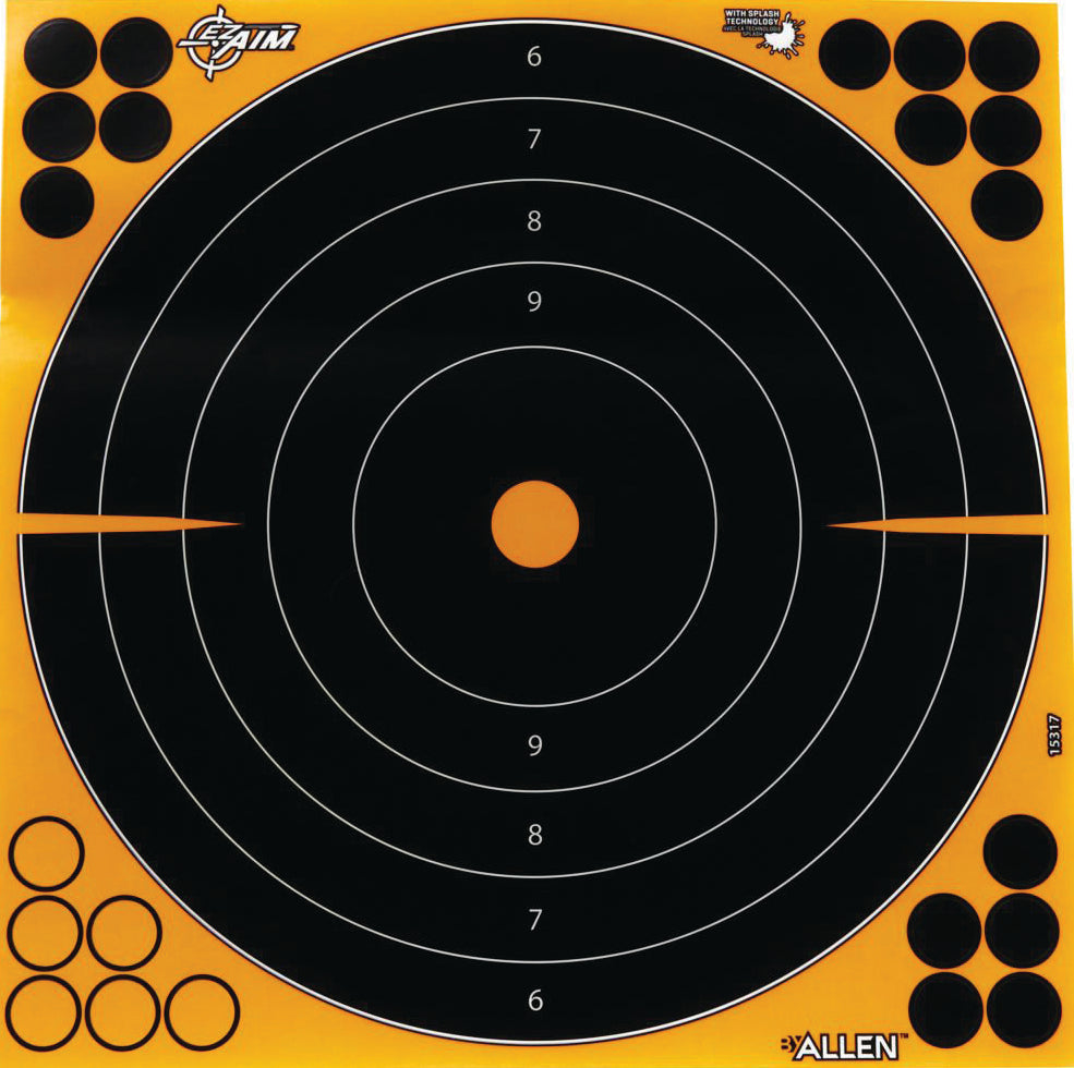 Allen Adhesive Sight-In Target Splash 12In 1Dot 5Pk