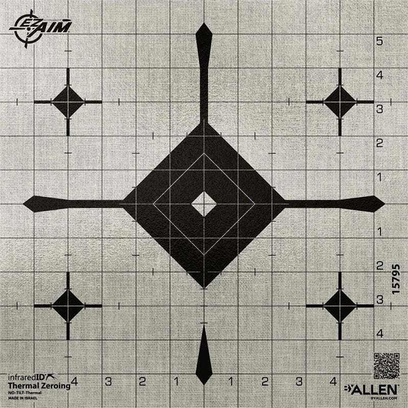 Allen Ez Aim Infrared Target Grid Bullseye 12In