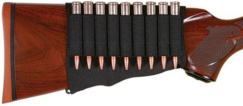 Allen Rifle Cartridge Holder Buttstock Black