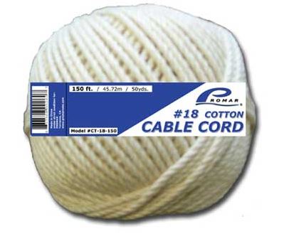American Maple Cotton Ball Twine White 4Oz Sz24