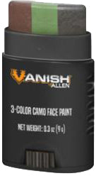 Allen Camo Face Paint 3 Color Stick