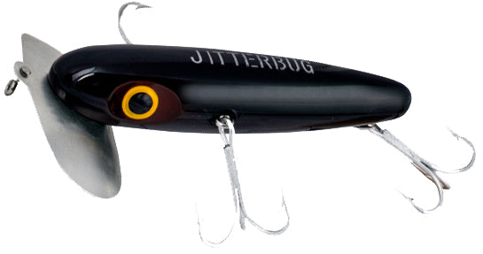 Arbogast Musky Jitterbug 4.5In 1.25Oz Black