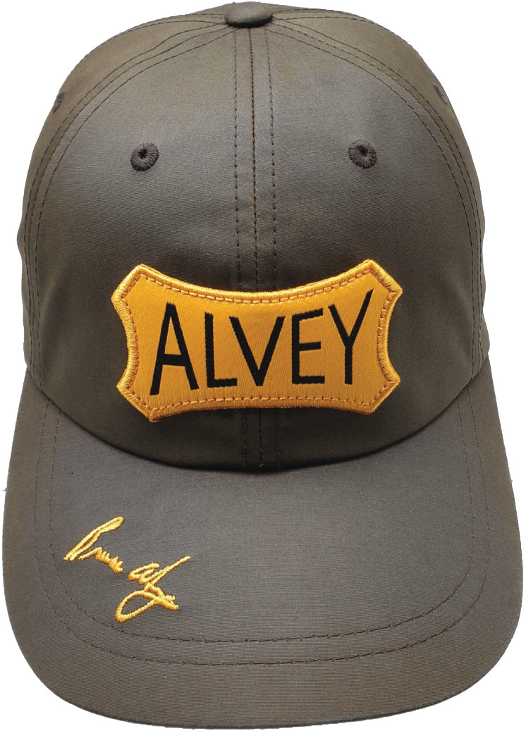 Alvey Waxed Cotton Cap Brown