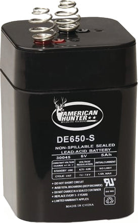 American Hunter Rechargeable Battery 6V W/Spring