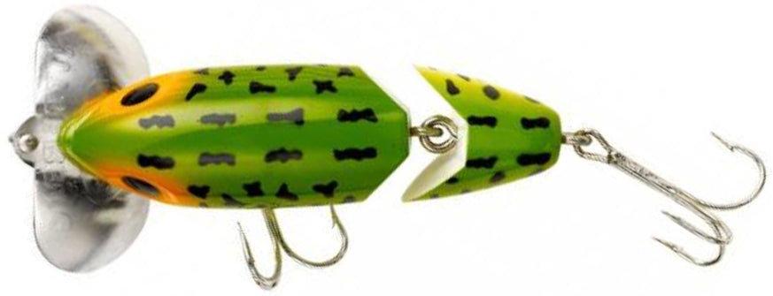 Arbogast Jointed Jitterbug 2.5In 3/8Oz Frog