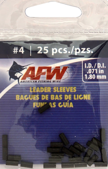 AFW Single Barrel Sleeve Black Sz4 25Pk