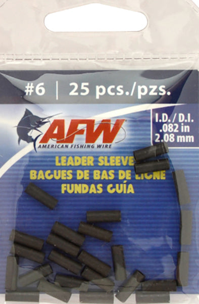 AFW Single Barrel Sleeve Black Sz6 25Pk