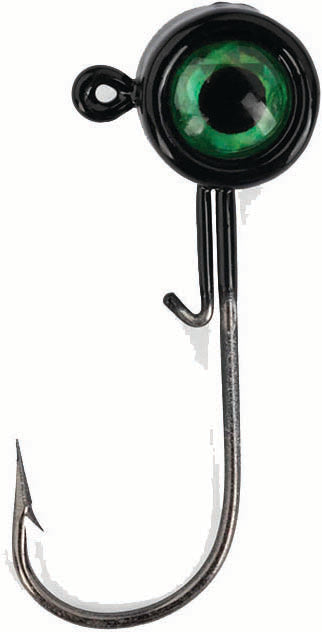 ACC Crappie Stix Crappie Jig Heads 3/16Oz Black 8Pk