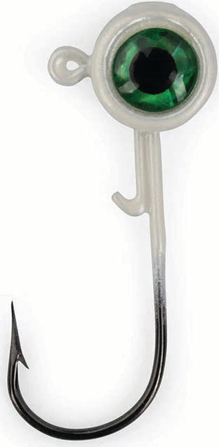 ACC Crappie Stix Crappie Jig Heads 3/16Oz White 8Pk