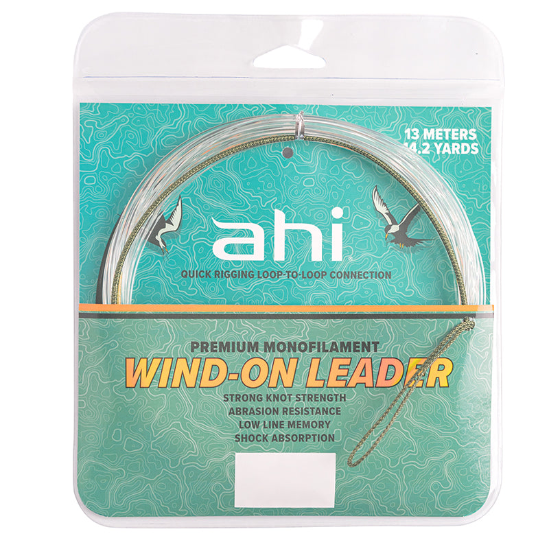 Ahi Wind-On Mono Leader 200Lb 14.2Yards 13Meters