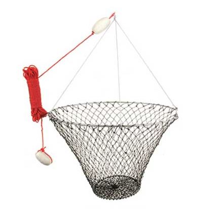 American Maple Dlx Jumbo Pier Net 36In 2 Floats 100Ft Rope