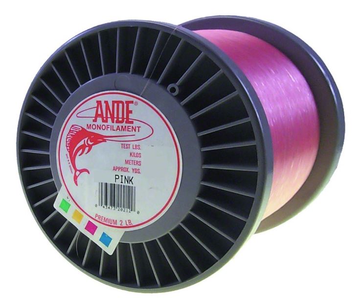 Ande Premium Mono Line Pink 2Lb 80# 1200Yd