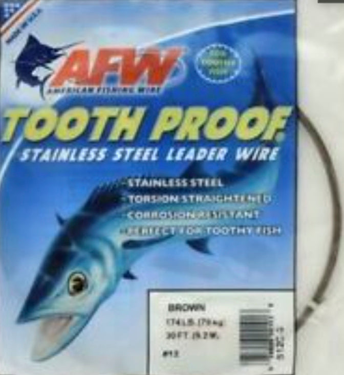 AFW Tooth Proof Wire Camo 30Ft 124Lb .061 Dia