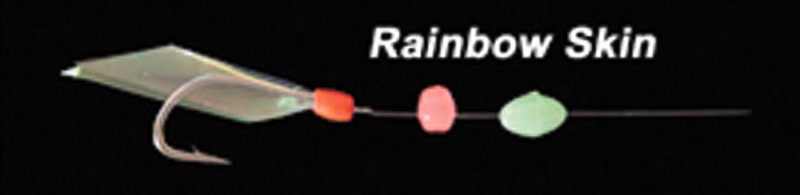 Ahi Sabiki Rig Rainbow Fish Skin Sz14