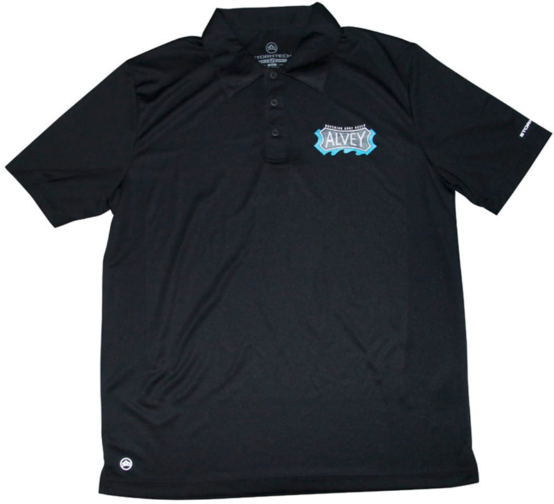Alvey Tailor/Dart Polo Shirt Black Short Sleeve 5Xl