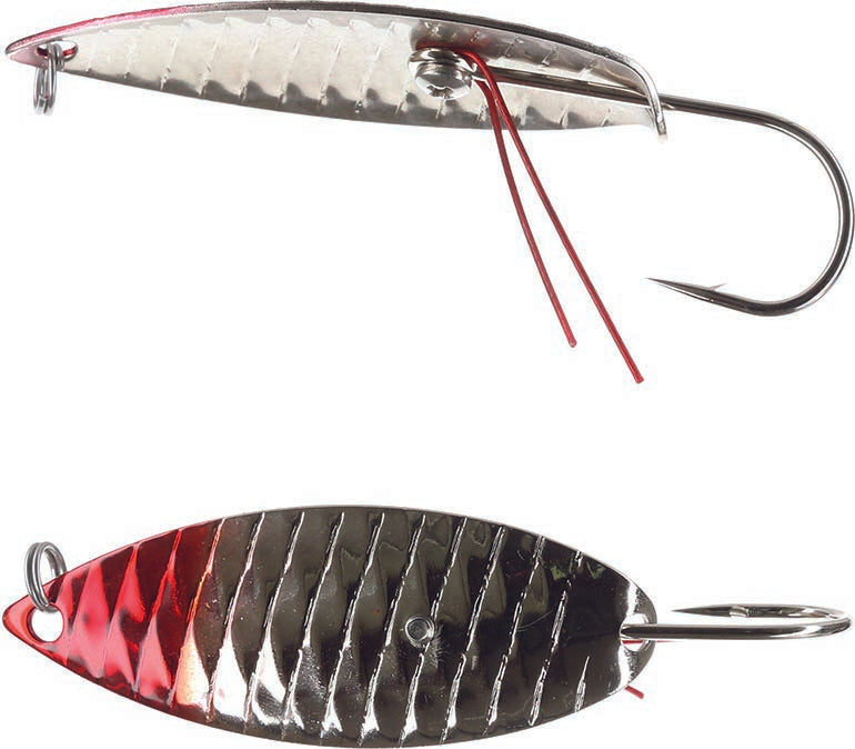 Aqua Dream Weedless Spoon 3/8Oz Nickel/Red
