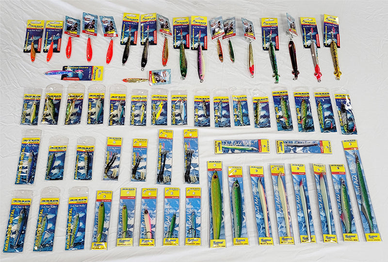 Play Action Sw Jig Lure Assortment 64Pc Saltwater Jigs