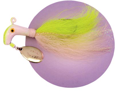 Blakemore Bucktail Road Runner 1/2Oz Chart/White