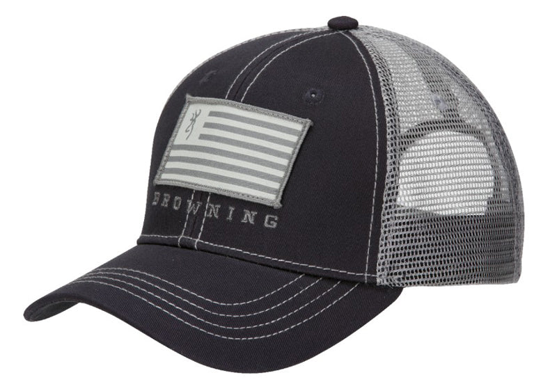 Browning Patriot Mesh Back Cap Slate/Gray 1Sz