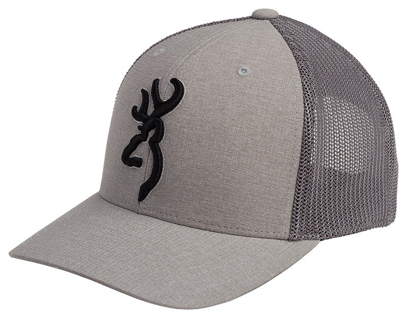Browning Realm Mesh Back Cap Gray 1Sz