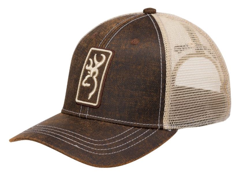 Browning Saltwood Mesh Back Cap Brown 1Sz