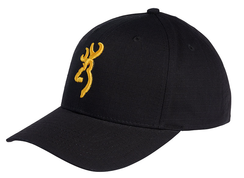 Browning Buckmark Cap Black/Gold 1Sz