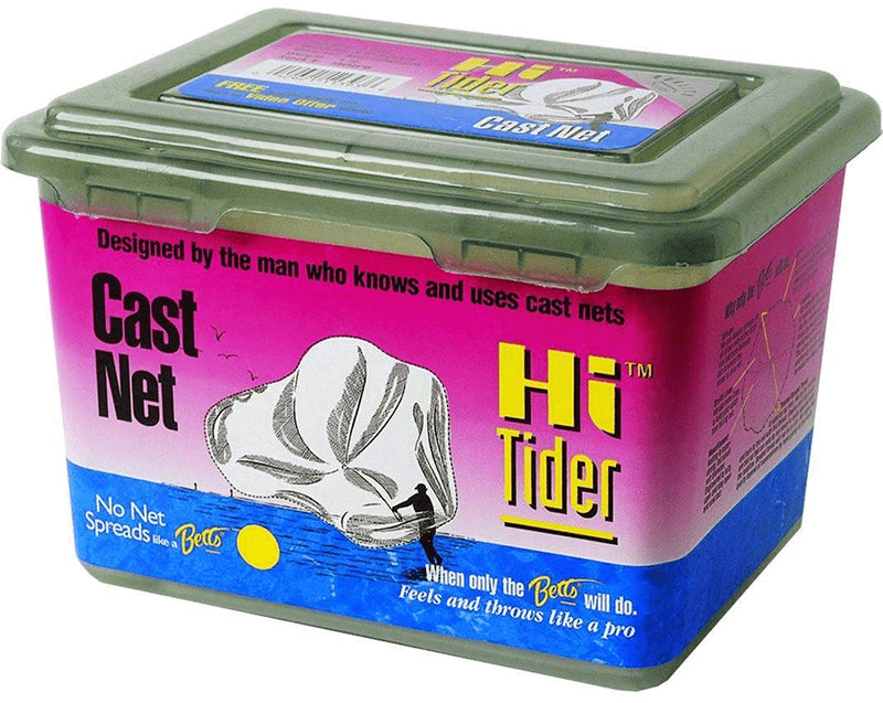 Betts Hi Tider Mono Cast Net 5Ft 3/8In Clear Mesh