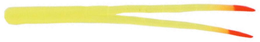 Burke Split Tail Trailer 4In 6Pk Chartreuse