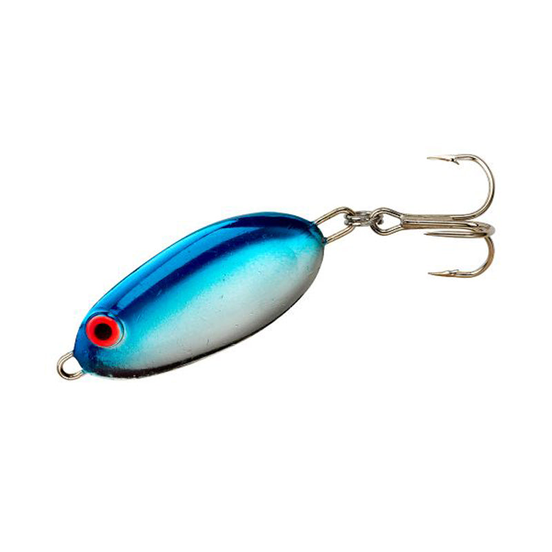 Bomber Slab Spoon 7/8Oz Chrome/Blue/Bk