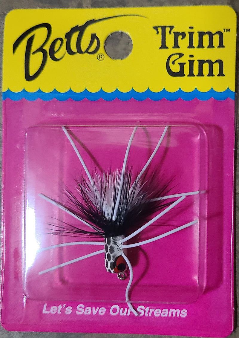 betts fly fishing lures Betts Trim Gim Popper Sz10 White