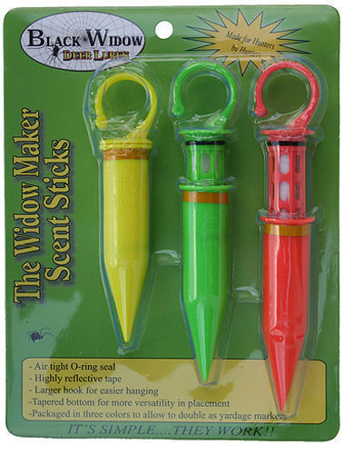 Black Widow Scent Stick Widow Maker 3Pk