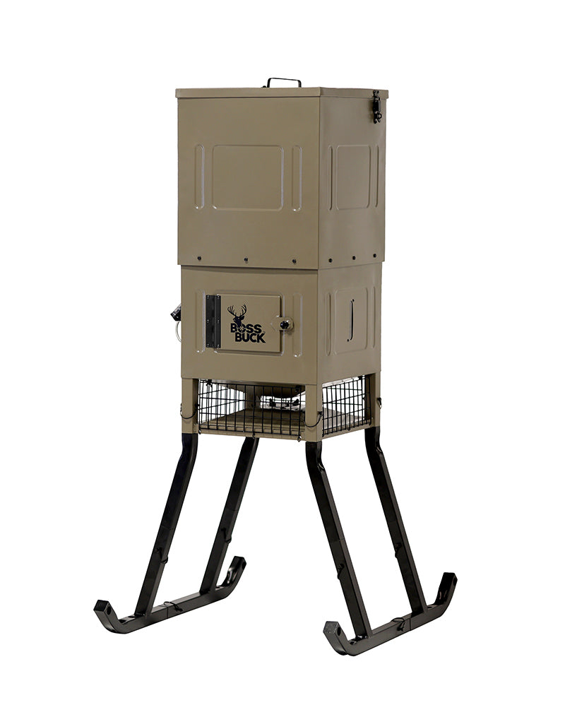 Boss Buck Stand/Fill Feeder 300# W/Solar Panel
