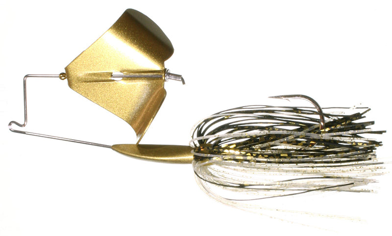 Boogerman Clacker Buzzbait 3/8Oz Gold Shinr/Gld Bld