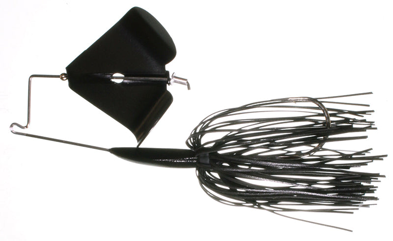 Boogerman Clacker Buzzbait 1/4Oz Black/Black Blade