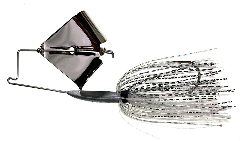 Boogerman Clacker Buzzbait 1/4Oz Gizzard/Nickel Bld