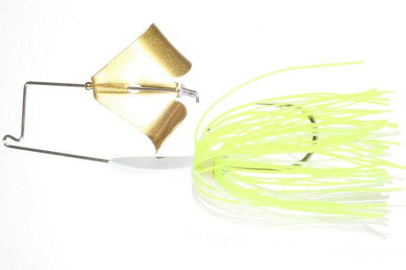 Boogerman Clacker Buzzbait 1/4Oz White/Chat/Gld Cld