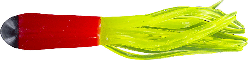 Big Bite Three Color Crappie Tube 1.5In 10Pk Black/Red/Cha