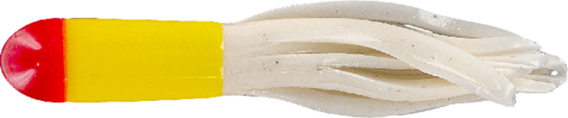 Big Bite Three Color Crappie Tube 1.5In 10Pk Red/Yel/White
