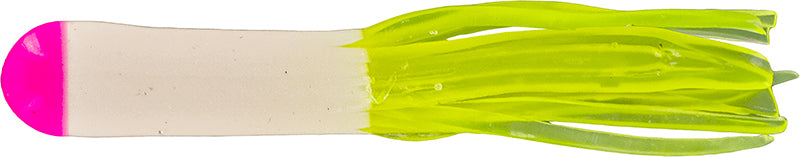 Big Bite Three Color Crappie Tube 1.5In 10Pk Pink/Wht/Char