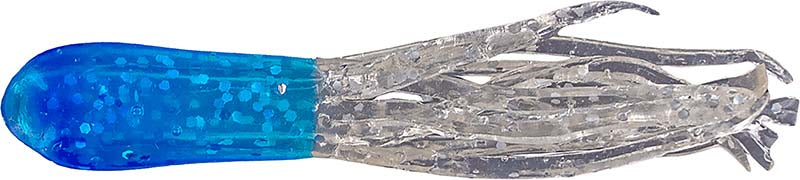 Big Bite Crappie Tube 1.5In 10Pk Blue/Clear Sp