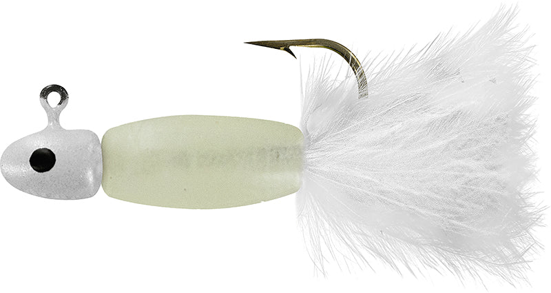 Big Bite Linder Panfish Special 1.5In 5Pk Glo/Pl Tail