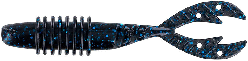 Big Bite Kamikaze Swimon 4.25In 6Pk Black Blue Fl