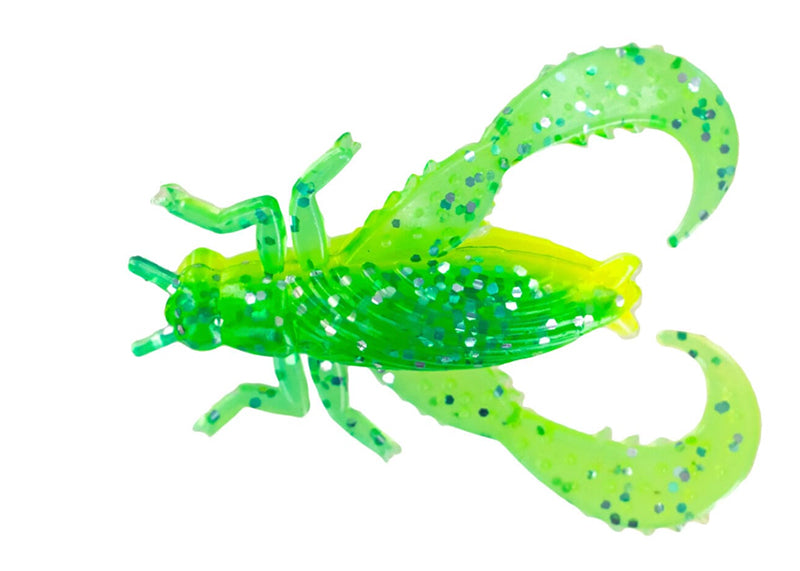 Big Bite Cricket 1.25In 10Pk Tractor Gree