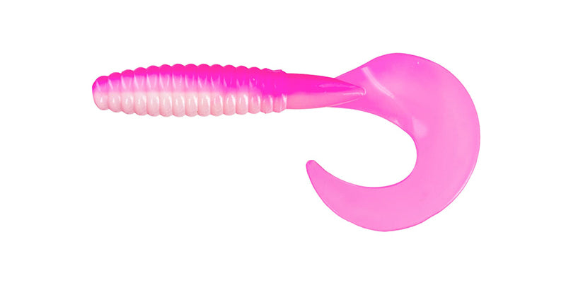 Big Bite Fat Grub 2In 10Pk Pink White
