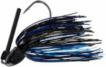 Buckeye Brush Panda Swim Jig 1/4Oz Black/Blue