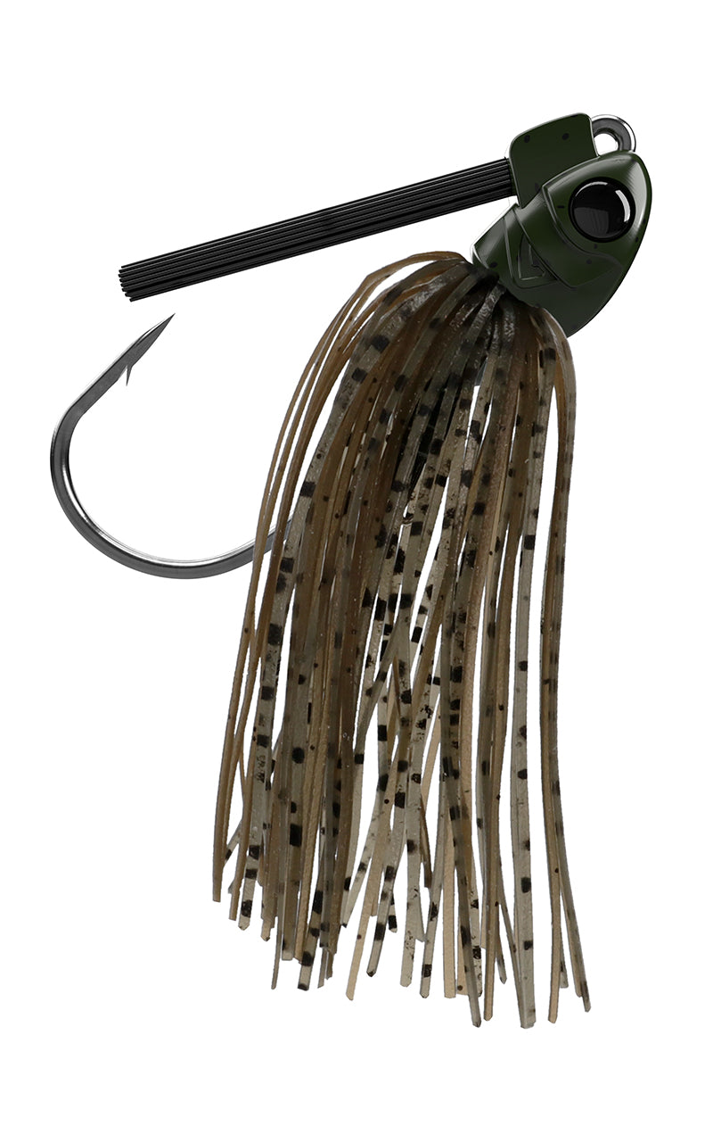 Buckeye Brush Panda Swim Jig 3/8Oz Green Pumpkin
