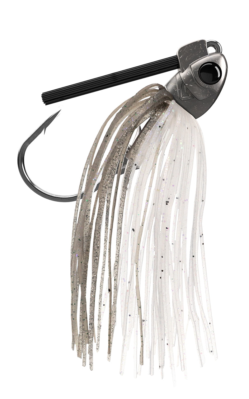 Buckeye Brush Panda Swim Jig 3/8Oz Transluscent Shad