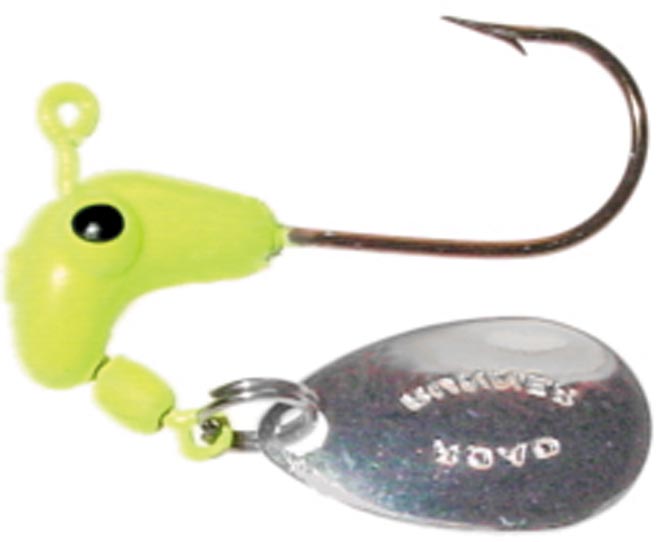 Blakemore Red Hook Jighead 1/16Oz 4Pk Chartreuse