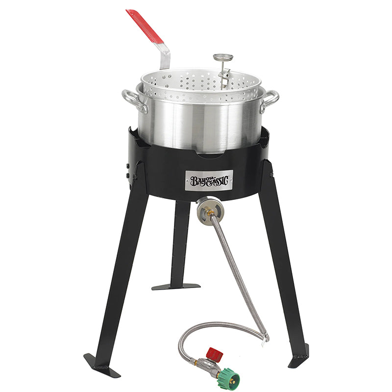 Bayou Classic Fish Cooker Kit 10 Quart Aluminum