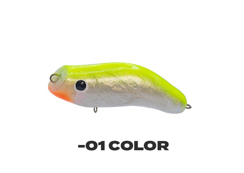 B & L Paul Brown's Paul Browns Crazy Croakr 2.75In 5/8Oz Pearl/Chart